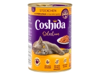 Lidl Coshida COSHIDA Selection Katzenvollnahrung mit Hühnchen in Karottengelee, 10 