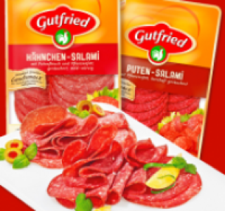 GUTFRIED Hähnchen- oder Puten-Salami 1.29 €
