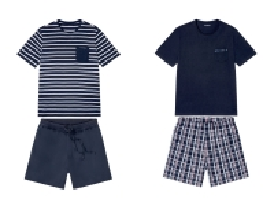 LIVERGY® Herren Pyjama, aus reiner Baumwolle 6.99 €