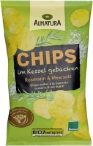 Chips im Kessel gebacken, Rosmarin und Meersalz 1.99 €