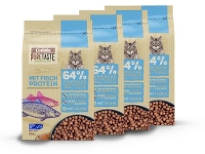 Lidl Coshida Pure Taste COSHIDA Pure Taste Katzentrockennahrung mit MSC-Fisch, 4x 400g