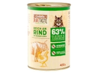 COSHIDA Pure Taste Katzenvollnahrung Rind mit Hühnerfleisch, 12 x 400  0.99 €