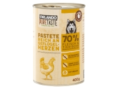 ORLANDO Pure Taste Hundevollnahrung reich an Geflügelherzen