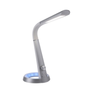 Roller  LED-Schreibtischleuchte - aluminiumfarben - dimmbar 