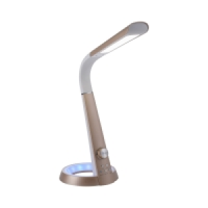 LED-Schreibtischleuchte - messingfarben - dimmbar