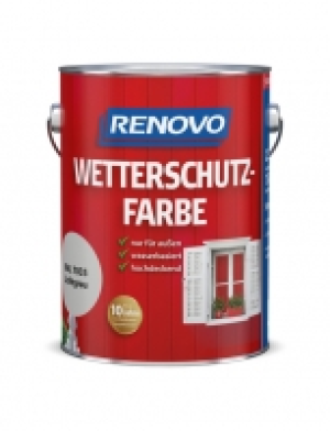 Hagebau  Wetterschutzfarbe, für außen, 3 l, Lichtgrau, seidenglänzend