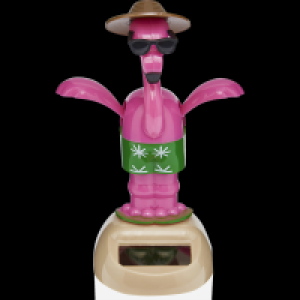 Ideenwelt Solar-Gute-Laune-Figur Flamingo