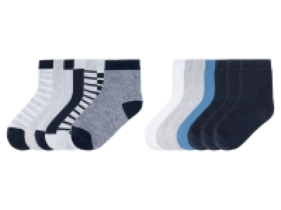 LUPILU® Kleinkinder Jungen Socken, 7 Paar, mit Bio-Baumwolle 1.99 €