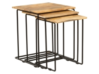 Lidl Garden Pleasure Garden Pleasure Beistelltisch »CHENNAI«, platzsparend verstaubar, 3er 