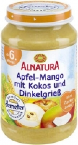 Apfel-Mango mit Kokos und Dinkelgrieß 0.99 €