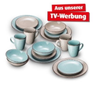 Roller  Tafelservice - türkis-beige - 16-teilig