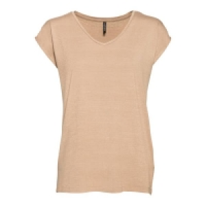 Damen-T-Shirt mit Glitzer-Streifen 6.99 €