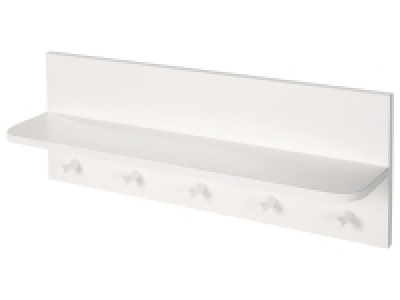 roba Universalwandgarderobe, mit 5 Haken u. Ablagebrett