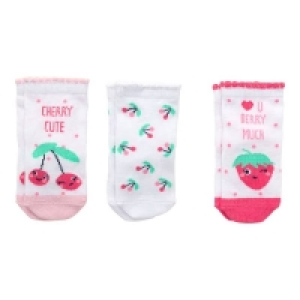 Baby-Mädchen-Socken in süßen Designs, 3er-Pack 6.99 €