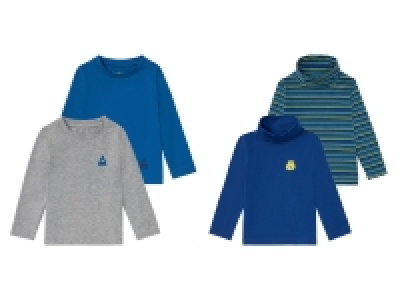 lupilu Kleinkinder Jungen Langarmshirt, 2er Set