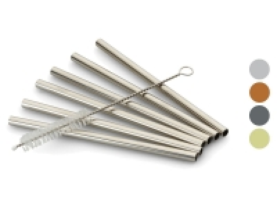ECHTWERK Strohhalme Edelstahl 6tlg. 7.99 €