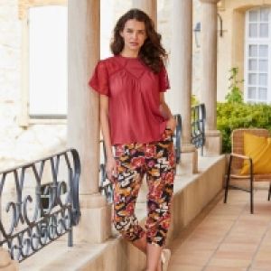 Damen-Palazzo-Hose mit tollem Muster 8.99 €
