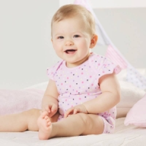 Baby-Mädchen-Body mit Punktemuster 8.99 €