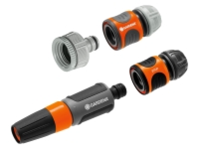 Gardena Grundausstattung, mit Hahn- und Schlauchstück, Wasserstopp und 14.99 €