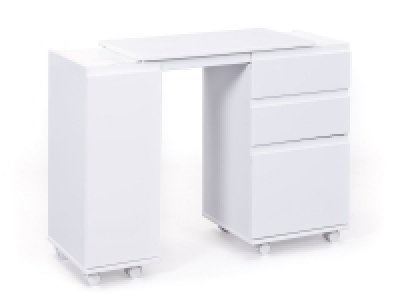 Inter Link Schreibtisch, 2 rollbare Container, 50 kg Belastbarkeit, MD