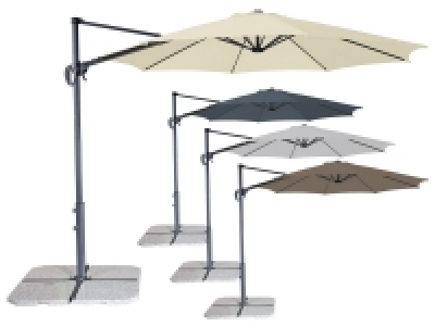 derby Pendelschirm, 300 x 253 x 311 cm, wasserabweisend, mit Ständerkr