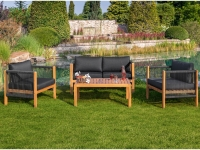 Greemotion Outdoorlounge »Sunwood«, Echtholz, Rope, Inklusive Auflagen 659.46 €