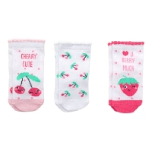 Baby-Mädchen-Socken in süßen Designs, 3er-Pack 10.39 €