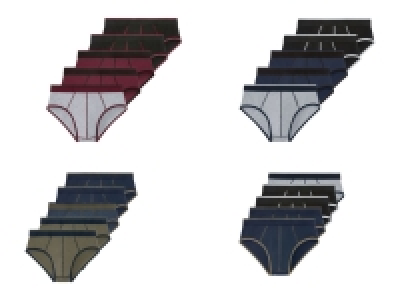 LIVERGY Herren Slips, 5 Stück, mit Baumwolle