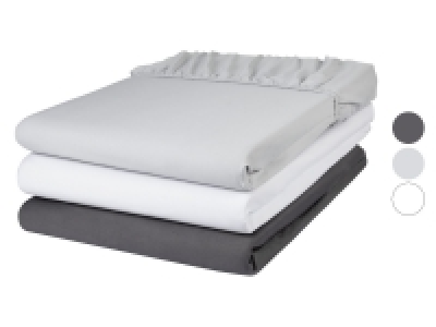 LIVARNO HOME Satin Spannbettlaken, 90-100 x 200 cm - Mindestbestellmen 7.99 €