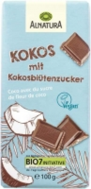 Schokolade Kokos mit Kokosbl&uuml;tenzucker 1.99&nbsp;&euro;