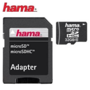 Highspeed-microSDHC-Karte 32 GB mit SDHC-Adapter