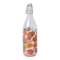 NKD  Flasche mit Früchte-Design, ca. 30,5x8cm, 1L