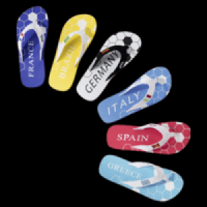 L&auml;nder-Zehensandalen