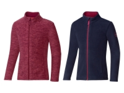 crivit Mädchen Fleecejacke, mit Stehkragen
