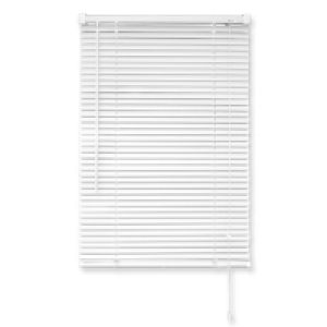 PVC-Jalousie - weiß - mit Zubehör - 60x160 cm