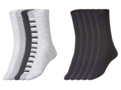 esmara Damen Socken, 5 Paar, mit Baumwolle 4.99 €