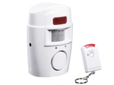 EASYmaxx Security Bewegungsmelder mit Alarmsignal, 2 Stück, mit Fernbe