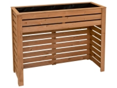 Lidl Parkside PARKSIDE 2in1 Pflanzenkasten und Sichtschutz, Holz, naturfarben