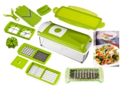 Genius Nicer Dicer »Plus«, 12-teilig, 1,5 l Auffangbehälter, 5 Einsätz