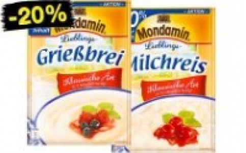 Mondamin Süße Gerichte 0.79 €