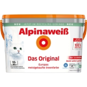 OBI  Alpinaweiß Wandfarbe Das Original spritzfrei matt 10 l