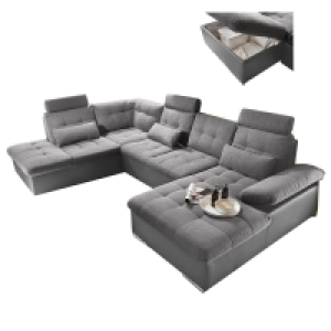 Wohnlandschaft - anthrazit - Liegefunktion - verschiedene Ausführungen 1,499.00 €