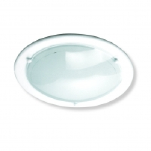 Deckenleuchte - weiß - rund - Ø 30 cm