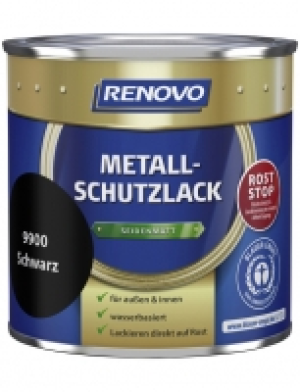 Metallschutzlack, schwarz (RAL 9900), seidenmatt