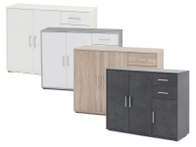 Lidl Wilmes Wilmes Serie Maxi-Office, Schrank mit 3 Türen und 2 Schubladen