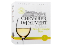 Lidl  Chevalier de Fauvert Côtes de Gascogne Blanc IGP trocken Bag-in-Box, W