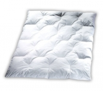 Steppbett - 135x200 cm - 1800 g Entenfedern - Bezug Baumwolle