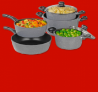 CASA LINGA Alu-Topf oder -Pfanne geschmiedet