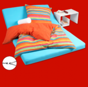 FACOTTI Seersucker-Wendebettw&auml;sche-Garnitur