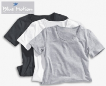 BLUE MOTION®Basic-Shirts, 3 Stück